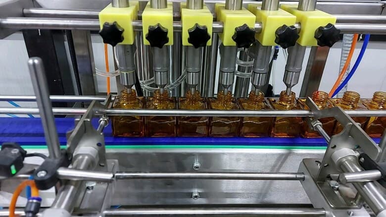 sıvı dolum hattı (buklet, kolonya, oda parfüm)
